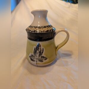 2/30$ Handcrafted Ceramic Vase/Sauciere with Floral Design